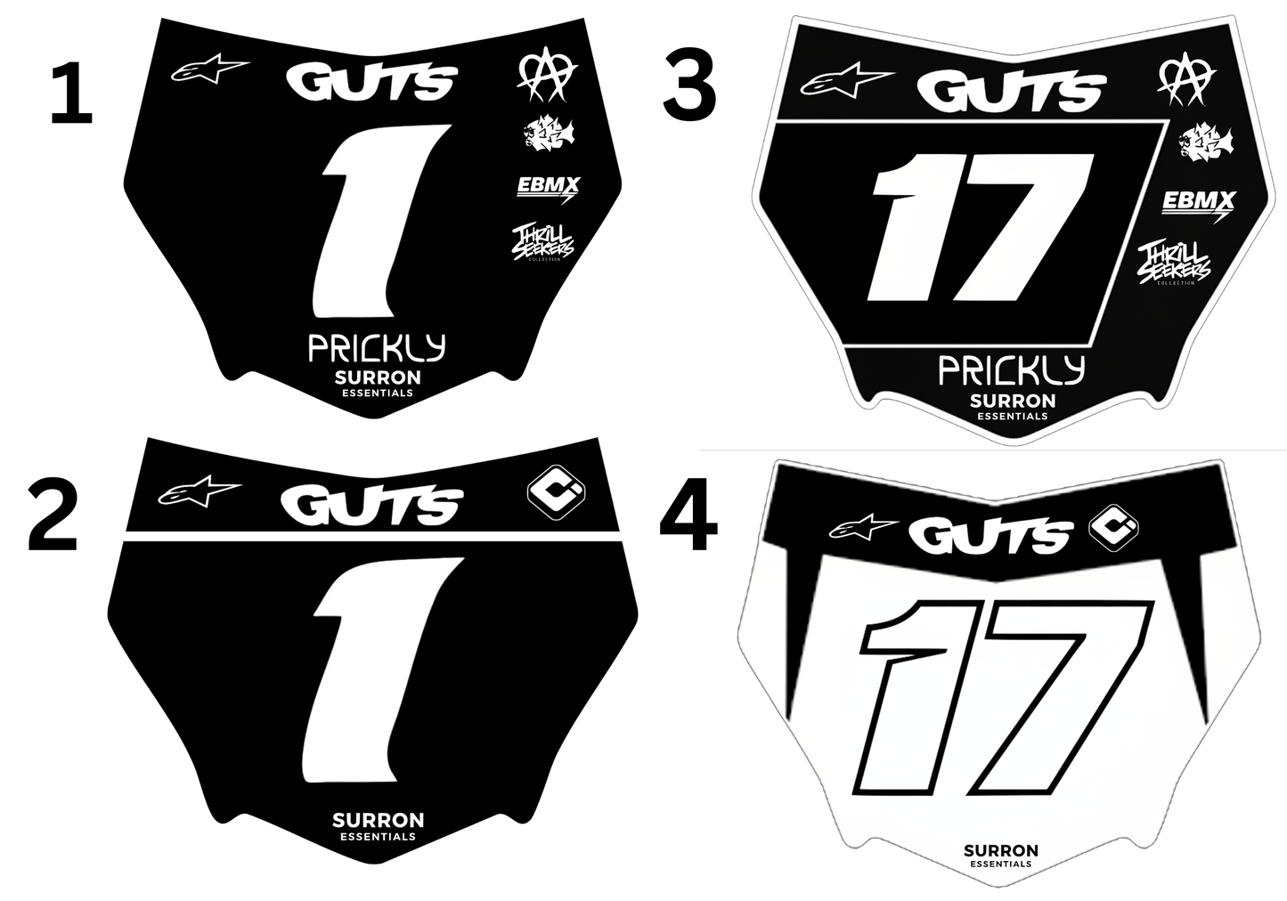 Custom Motocutz Plate Decal