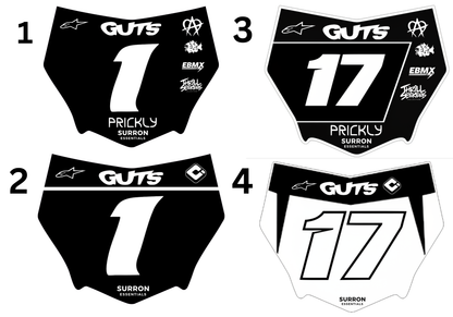 Custom Motocutz Plate Decal
